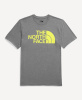 Футболка TNF S/S Half Dome Tee (Мужской; S; MedGreyHthr LemonYellow)